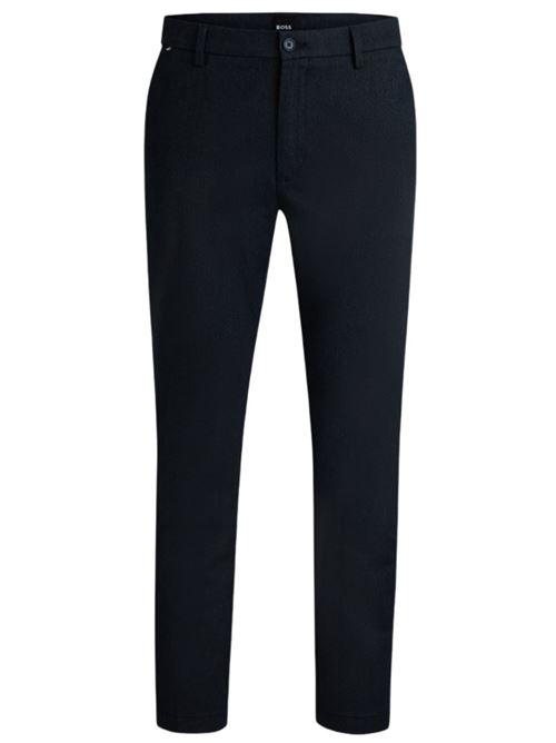 Trousers in moulinè cotton blend twill BOSS | 50524775 H-KANE 1025252504.404